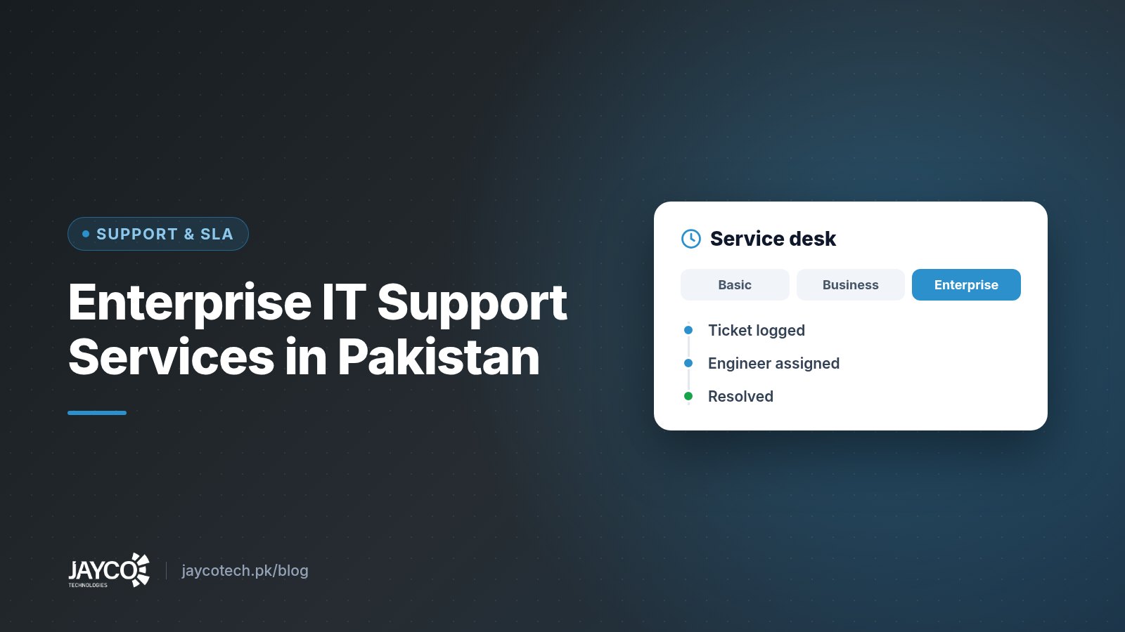 Enterprise IT Support Services in Pakistan