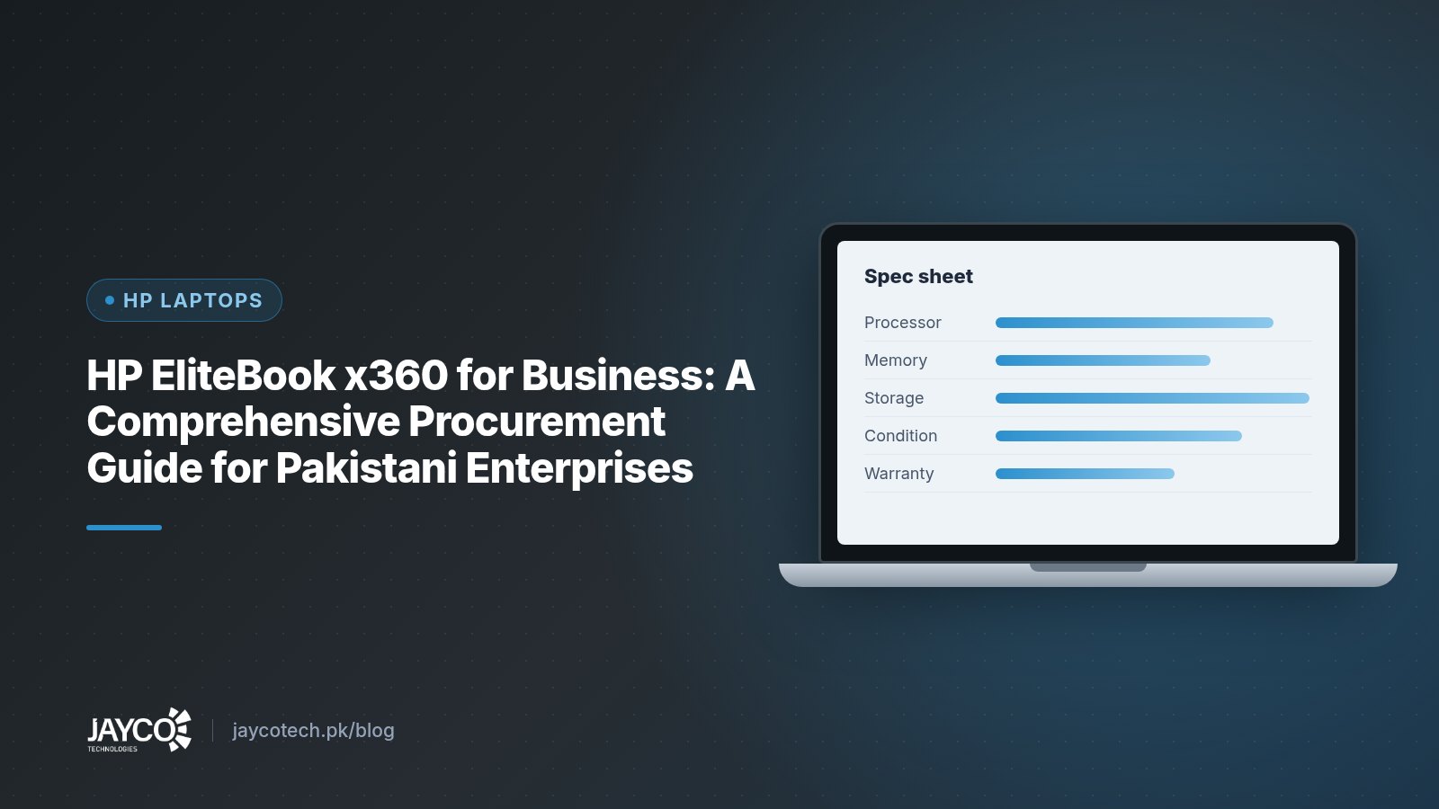 HP EliteBook x360 for Business: A Comprehensive Procurement Guide for Pakistani Enterprises