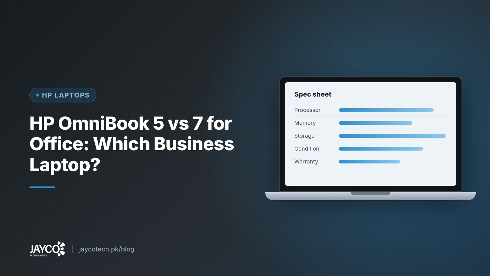HP OmniBook 5 vs 7 for Office: Which Business Laptop?