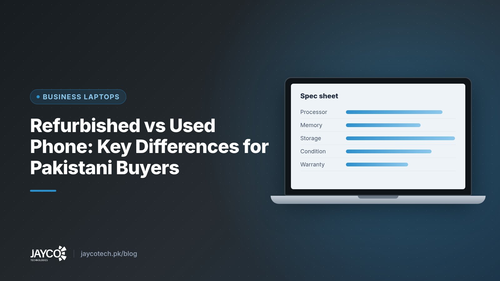 Refurbished vs Used Phone: Key Differences for Pakistani Buyers